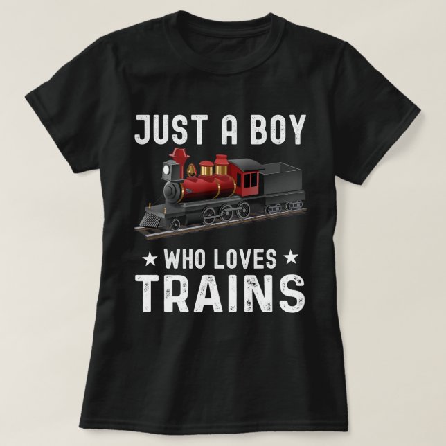 Camiseta Los chicos divertidos son sólo un chico que ama a  (Diseño del anverso)