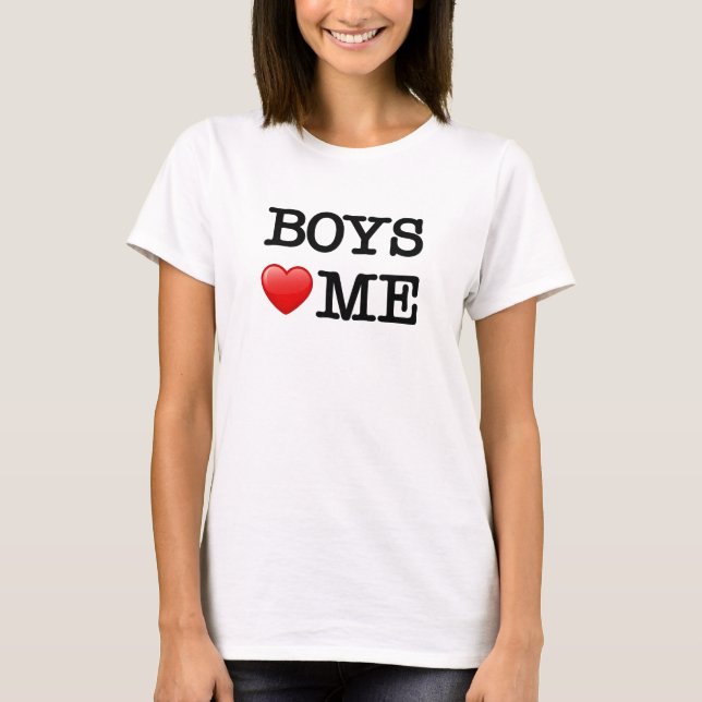 Camiseta Los chicos me aman (Anverso)