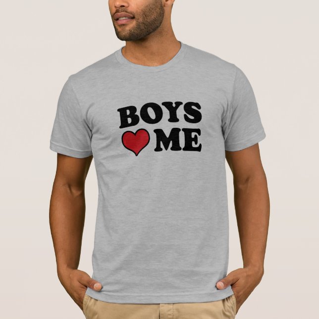 CAMISETA LOS CHICOS ME AMAN (Anverso)