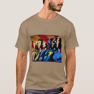 Camiseta los chicos muestran al héroe divertido en la telev