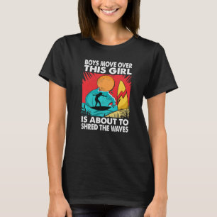 Camiseta Los Chicos Se Mueven Sobre Este Chica Está A Punto