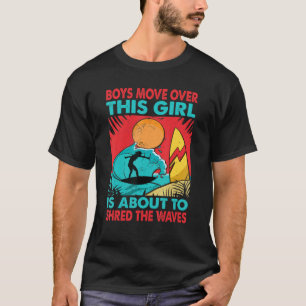 Camiseta Los Chicos Se Mueven Sobre Este Chica Está A Punto