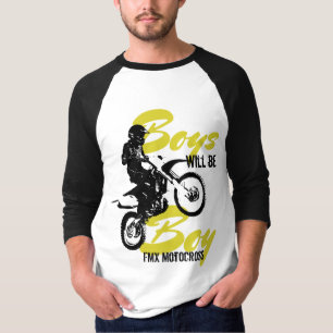 Camiseta Los chicos serán chicos FMX Motocross