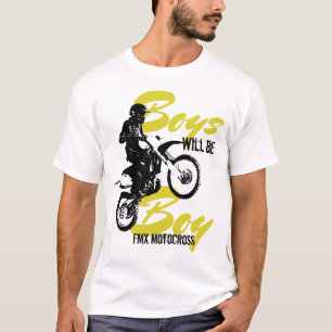 Camiseta Los chicos serán chicos FMX Motocross
