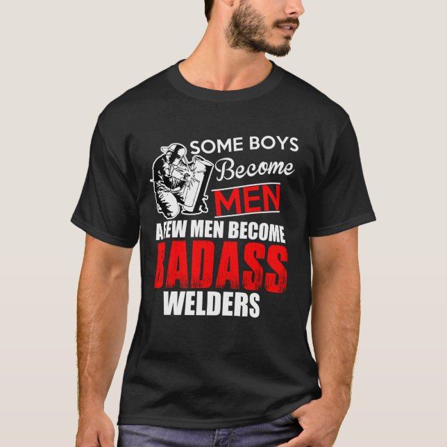 Camiseta Los chicos soldados se convierten en hombres, algu (Anverso)