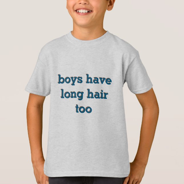 Camiseta los chicos también tienen el pelo largo (Anverso)
