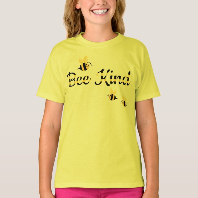 Camiseta Los chicos y Chicas de Bee Kind Bumblebee (Anverso)