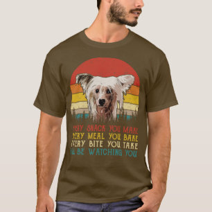 Camiseta Los Chinos Retro Crestan Cada Snack Que Hacen Cada