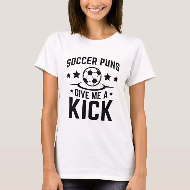 Camiseta Los chistes de fútbol me dan patada (Anverso)