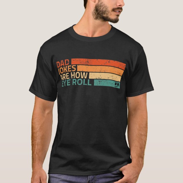Camiseta Los Chistes de papá son el regalo de un padre dive (Anverso)