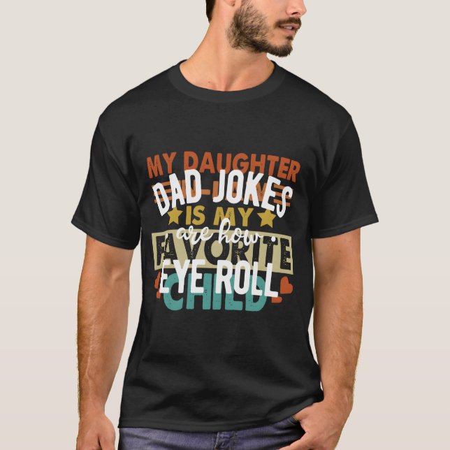 Camiseta Los Chistes de papá son tan graciosos los rollos d (Anverso)