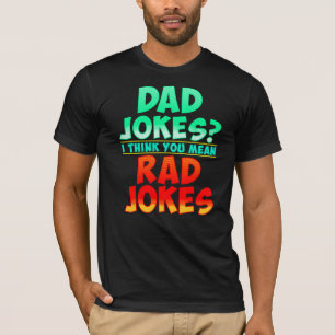 Camiseta Los chistes del papá le pienso humor malo de los
