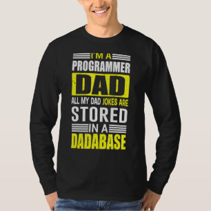 Camiseta Los Chistes Papá, Programador De Hombres, Se Almac