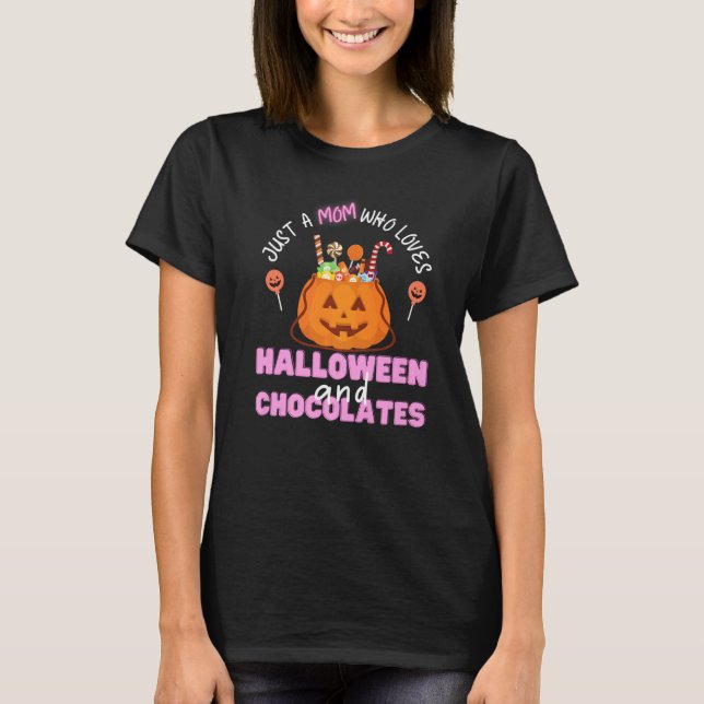 Camiseta Los chocolates de Halloween son solo una madre que (Anverso)