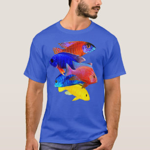 Camiseta Los Cichlids Africanos Peacock Cichlid Breeners Ke