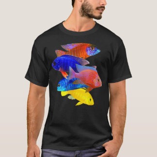 Camiseta Los Cichlids Africanos Peacock Cichlid Breeners Ke
