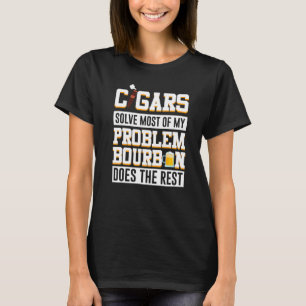 Camiseta Los Cigarros Resuelven La Mayoría De Mi Problema E