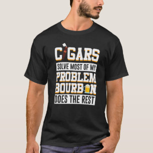 Camiseta Los Cigarros Resuelven La Mayoría De Mi Problema E