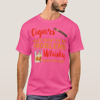 Camiseta Los cigarros resuelven la mayoría de mis problemas