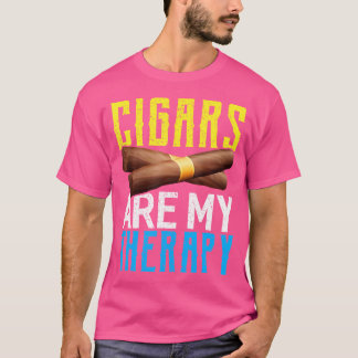 Camiseta Los cigarros son mi terapia divertido cigarro