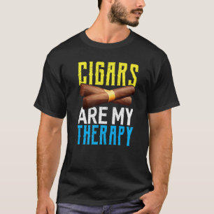 Camiseta Los cigarros son mi terapia divertido cigarro Prem