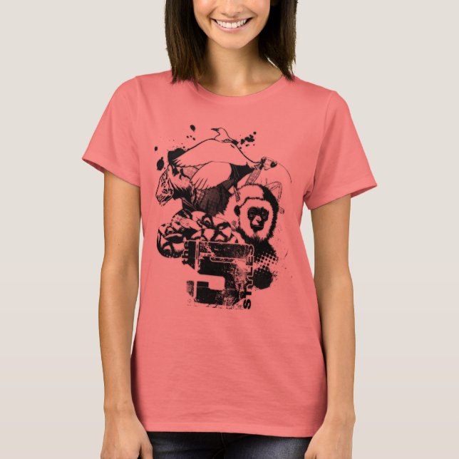Camiseta los cinco estilos (Anverso)