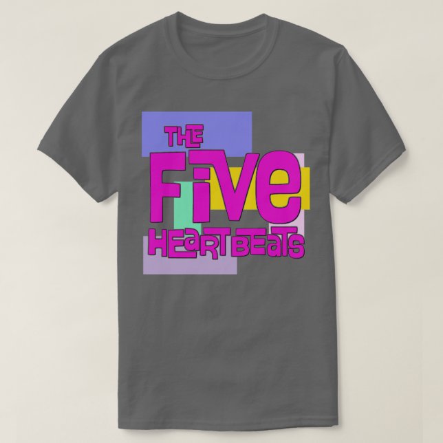Camiseta Los cinco latidos del corazón (Diseño del anverso)