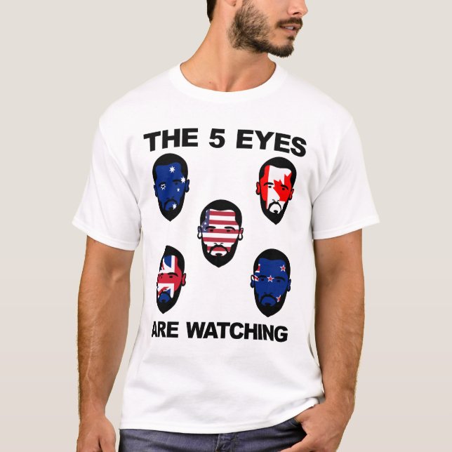 Camiseta Los "cinco ojos" (Anverso)