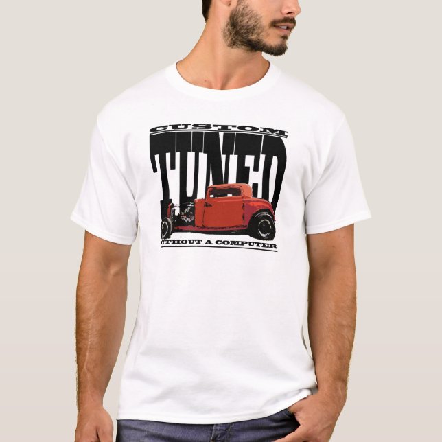 Camiseta Los coches de carreras reales no se adaptan con (Anverso)
