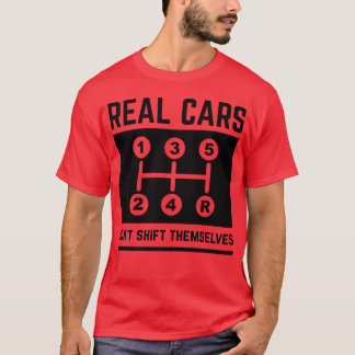 Camiseta Los coches reales no cambian solos amigo amigo