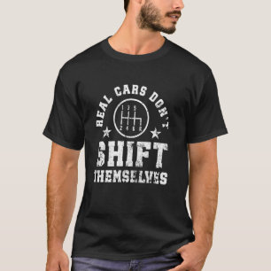 Camiseta Los coches reales no cambian solos Manual de mecán