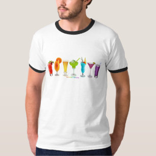 Camiseta Los cócteles alcohólicos LGBTQIA gay de SlipperyJo
