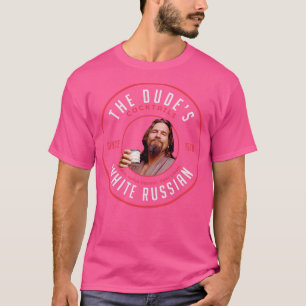 Camiseta Los Cócteles Del Dudes Ruso Blanco Desde 1998