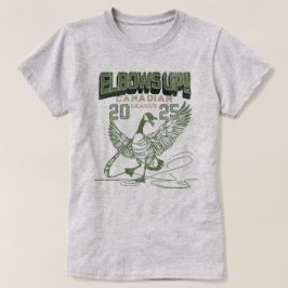 Camiseta ¡Los codos arriba! Canadá: Cultura de hockey sobre