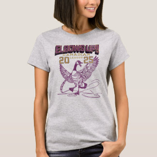 Camiseta ¡Los codos arriba! Canadá: Cultura de hockey sobre