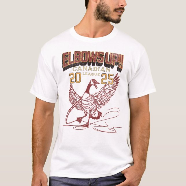 Camiseta ¡Los codos arriba! Canadá League Canada Geese (Anverso)