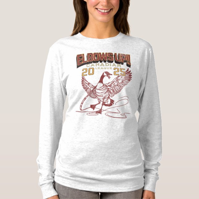 Camiseta ¡Los codos arriba! Canadá League Canada Geese (Anverso)