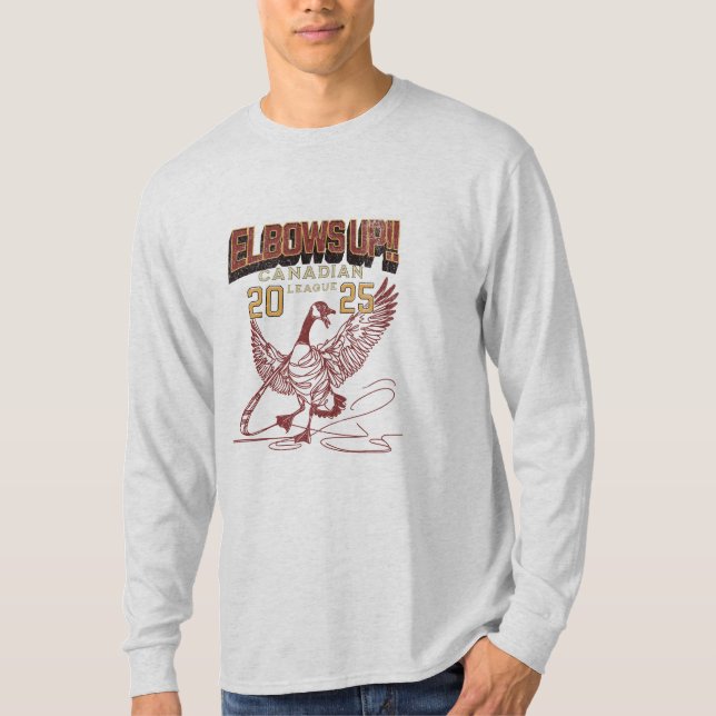 Camiseta ¡Los codos arriba! Canadá League Canada Geese (Anverso)