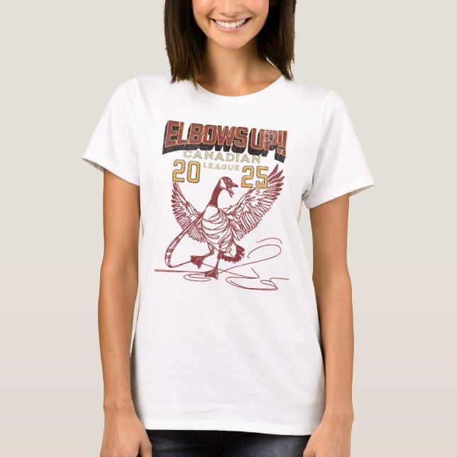 Camiseta ¡Los codos arriba! Canadá League Canada Geese (Anverso)