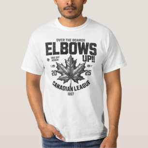 Camiseta ¡Los codos arriba! Sobre la cultura de hockey cana