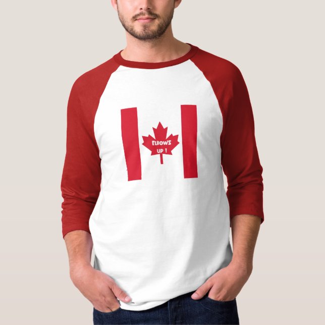 Camiseta Los codos rojos de Canadá (Anverso)