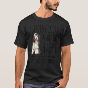 Camiseta Los Collies De Cabello Me Hacen Feliz De Que No Ta