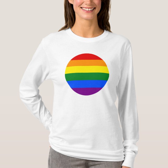 Camiseta Los colores del arcoiris (Anverso)