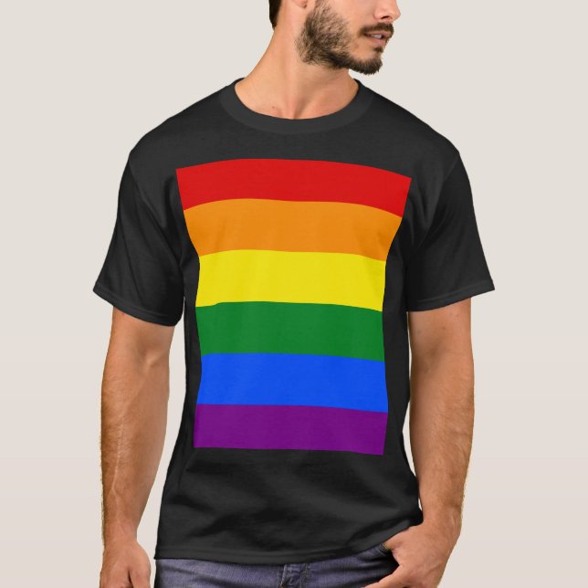 Camiseta Los colores del arcoiris (Anverso)