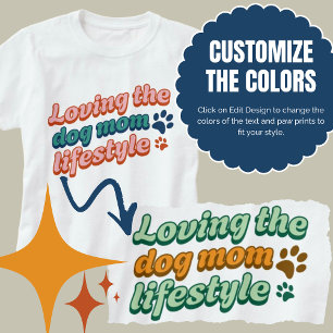 Camiseta Los colores personalizados dan el estilo de vida d