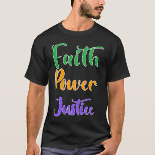 Camiseta Los colores representan Fe Poder Justicia Mi Mardi