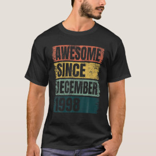 Camiseta Los Colores Retro Un Regalo De Cumpleaños 22 Incre