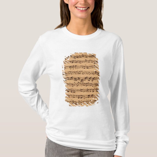 Camiseta Los conciertos de Brandenburger, No.5 D-Dur, 1721 (Anverso)