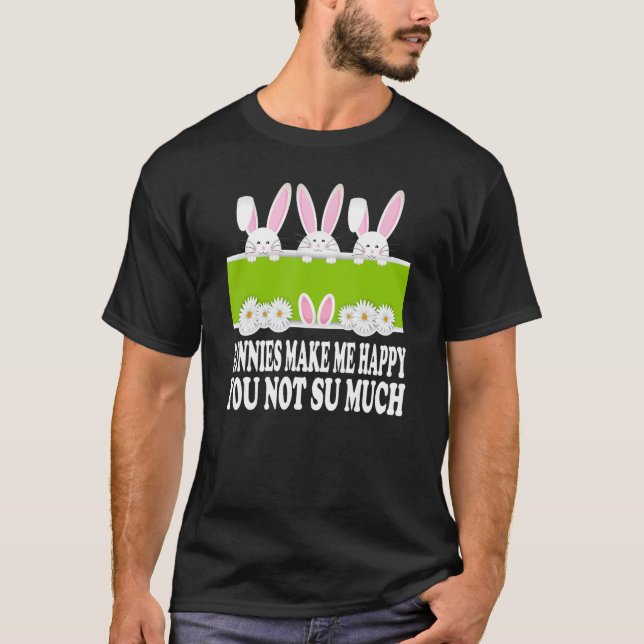 Camiseta Los conejitos me hacen feliz (Anverso)