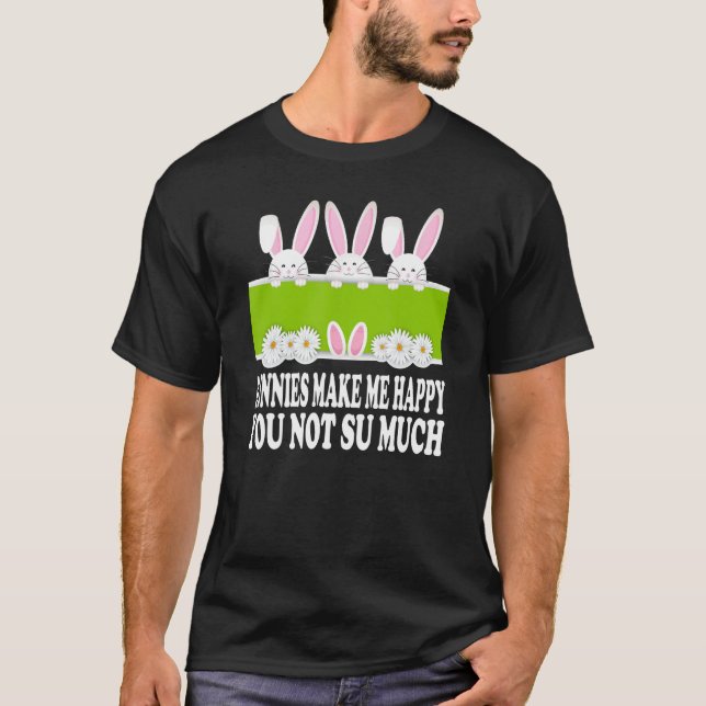Camiseta Los conejitos me hacen feliz (Anverso)